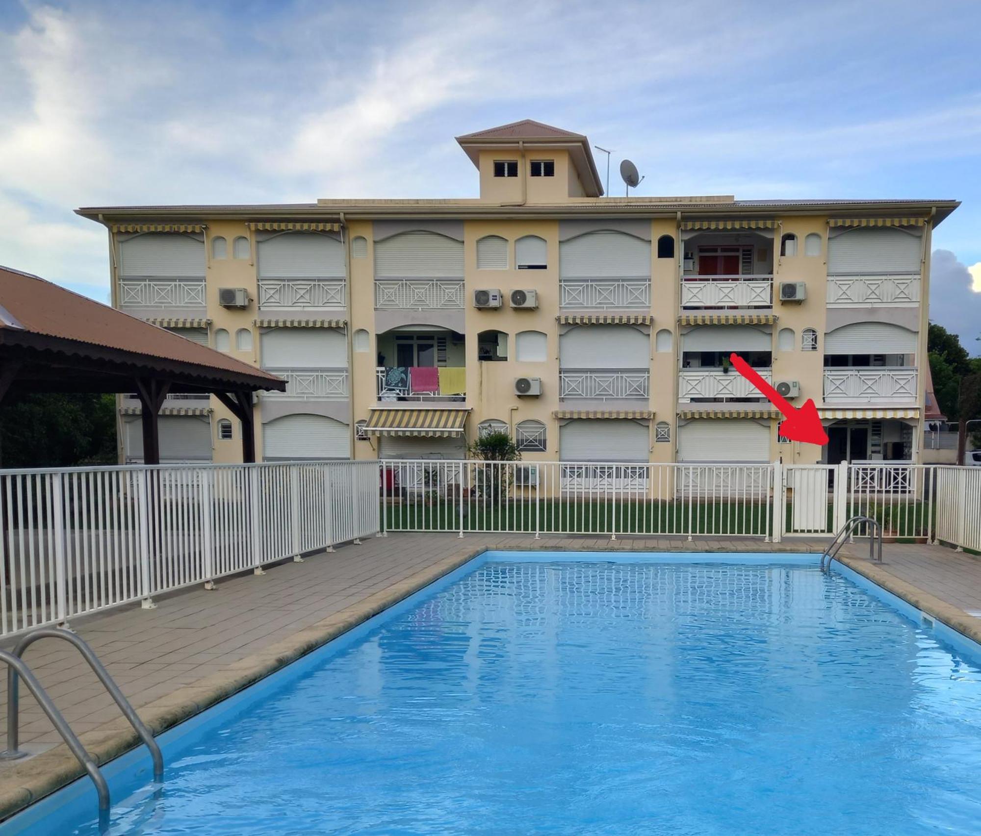 Appartement A Anse Mabouya En Rez De Jardin Avec Piscine A Proximite Des Plages 圣吕斯 外观 照片